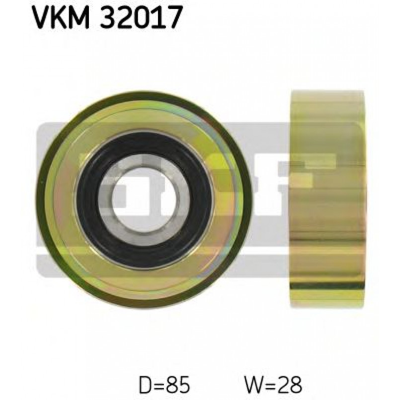 VKM 32017 SKF Обводний ролик